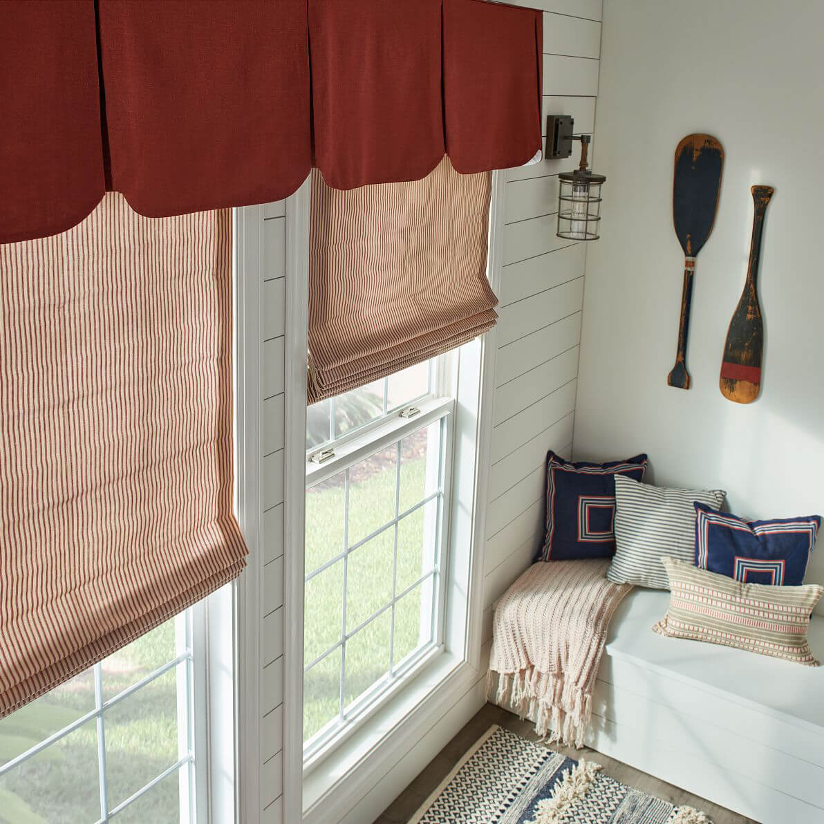 Window treatments soft roman shade | Sheridan Floor To Ceiling